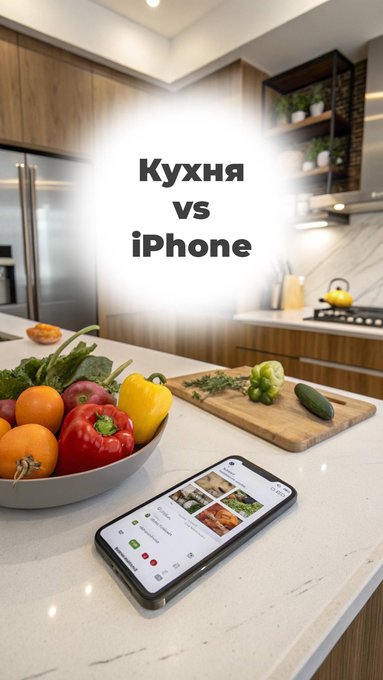 Кухня VS iPhone - а что бы выбрали вы?