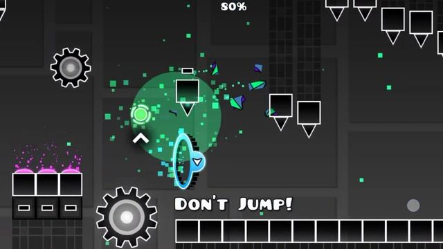 вторая часть побил свой Рекорд Geometry Dash