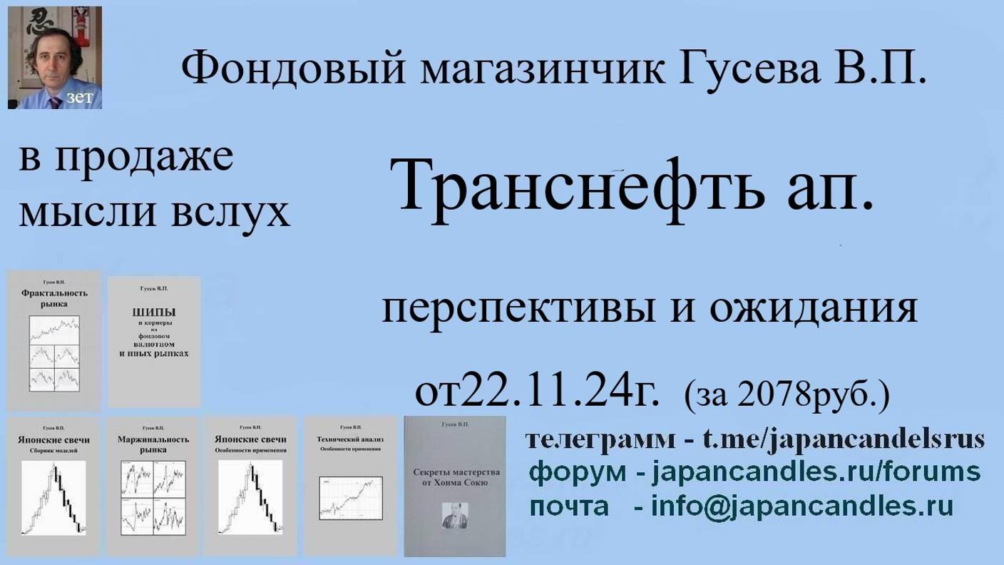 2024-11-22 продается мнение по Транснефти