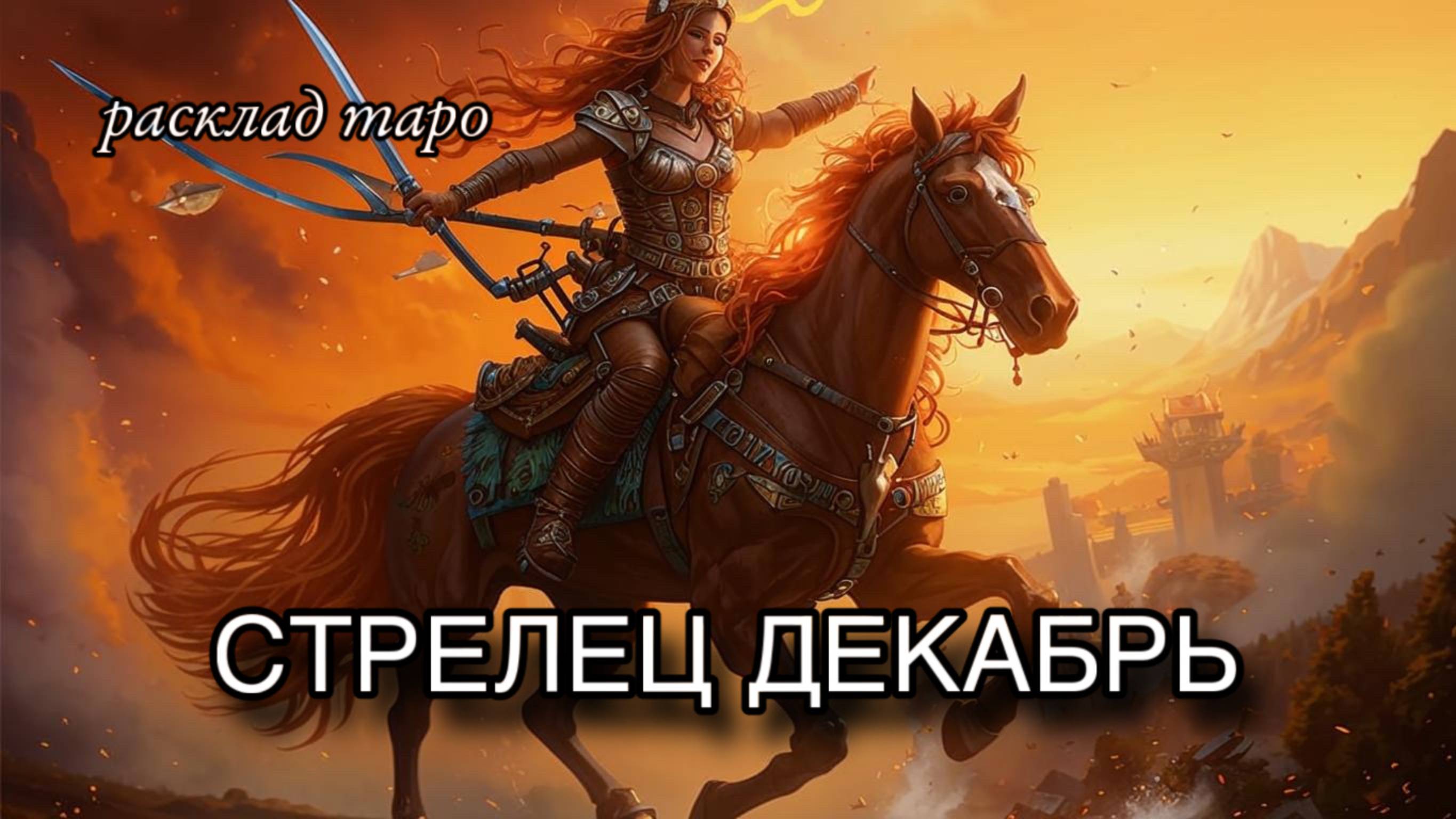 СТРЕЛЕЦ таро прогноз ДЕКАБРЬ : расклад таро : предсказание таро
