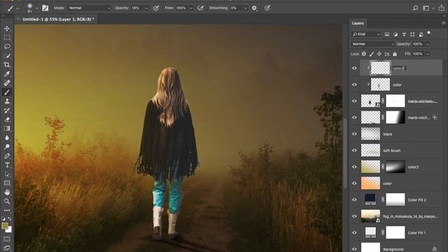 Photoshop Editing - Dramatic Photo Manipulation Instagram Icon