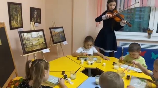 Картинная галерея в детском саду