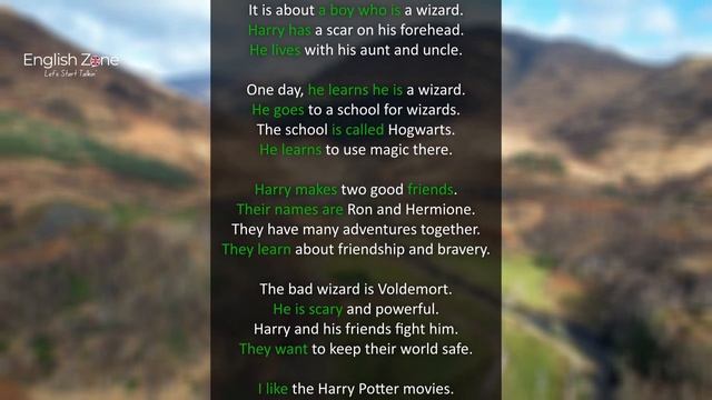 My Favourite Movie - ENGLISH PRACTICE [A2 Level]