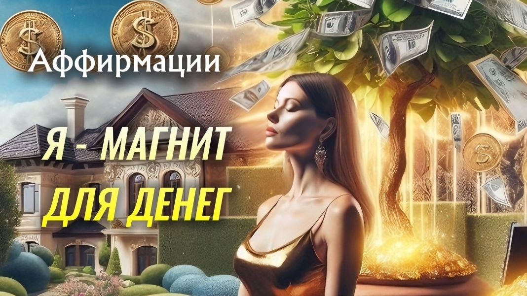 Аффирмации « Я - МАГНИТ ДЛЯ ДЕНЕГ »