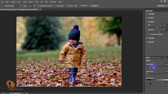 Outdoor Portrait Edit (Child) _ Photoshop cc Tutorial