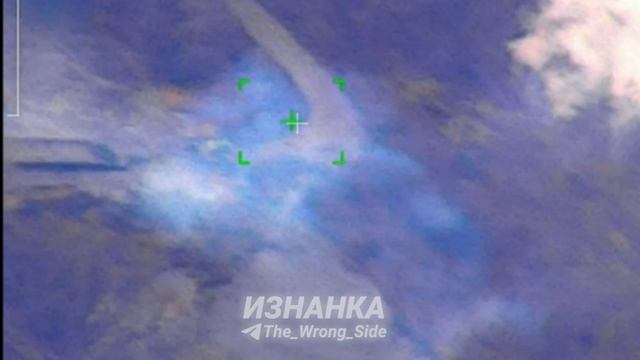 Наблюдаем авиаудар с применением ракеты Х-38 по понтонной переправе через реку Северский Донец (...