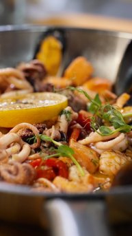 Морские гады в белом вине