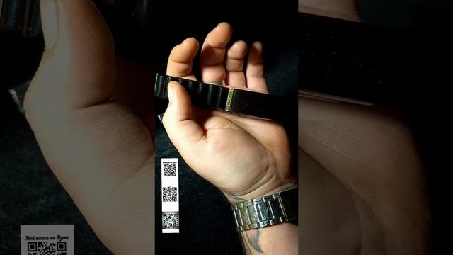Перекидные чётки из эбонита "подушечки" с гравированными латунными проставками.