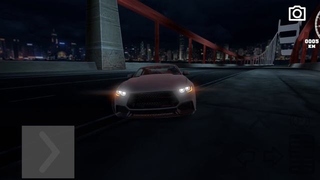 дрифт на мустанге.Игра называется  car crash simulator flexicX