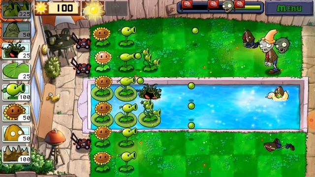 Играем в растения против зомби
