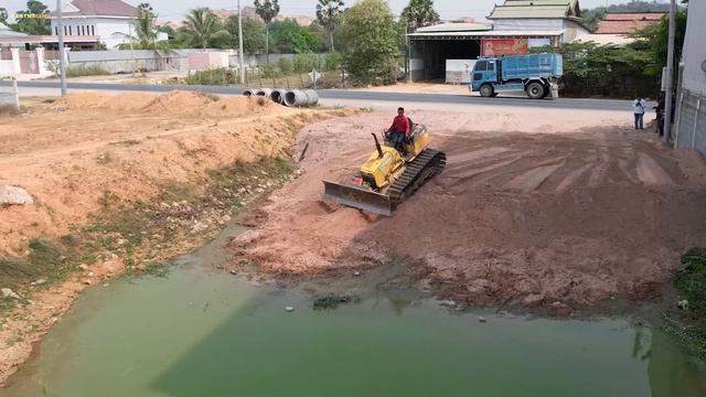 Строительство, очередная засыпка