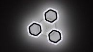 Люстра потолочная светодиодная Лаворо 3S, LED, цвет белый