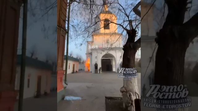 Пожар в церкви.