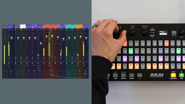 Introducing Akai Fire: Mixing With Fire