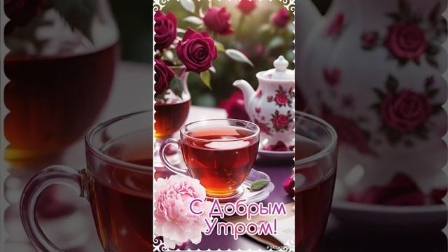 С Добрым утром💖 Пусть все хорошее начинается с утра 💝😊