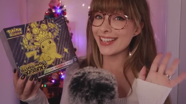 [Rainessa ASMR] ⚡️Pikachu Hunt Continues! ϞϞ(๑⚈ ․̫ ⚈๑) Surging Sparks ETB Unboxing