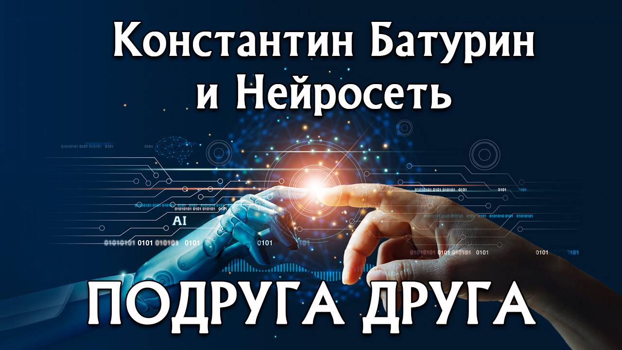 ПОДРУГА ДРУГА - Константин Батурин и Нейросеть