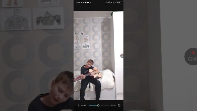как играть пачку сигарет на гитаре