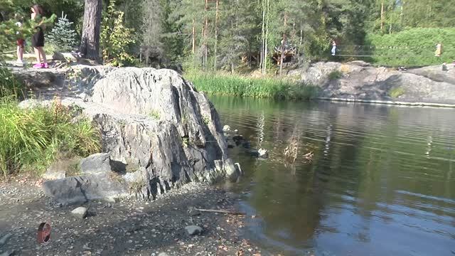 Карелия водопады "Ахвенкоски"  (начало )