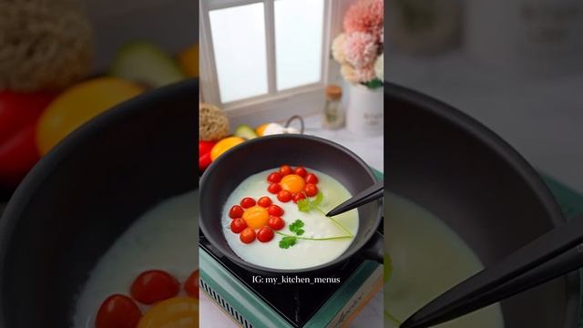 Готовим красивый завтрак для детей