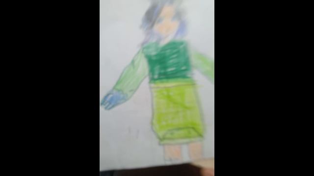 вот так я нарисовала своего персонажа