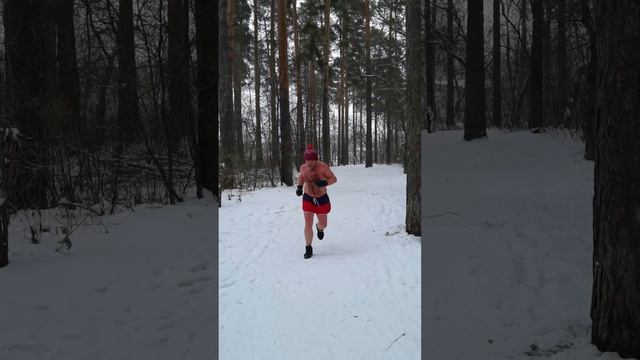 Бегом по первому снегу.