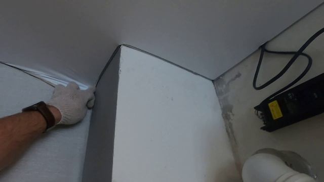 Что делать если полотно не правильно скроено и как установить световую линию