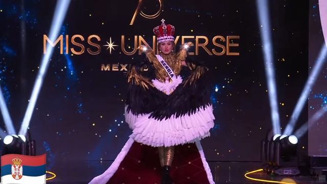 73 Miss Universe 2024 Serbia Ivana Trisic Relic Мисс Вселенная 2024 Сербия Национальный костюм