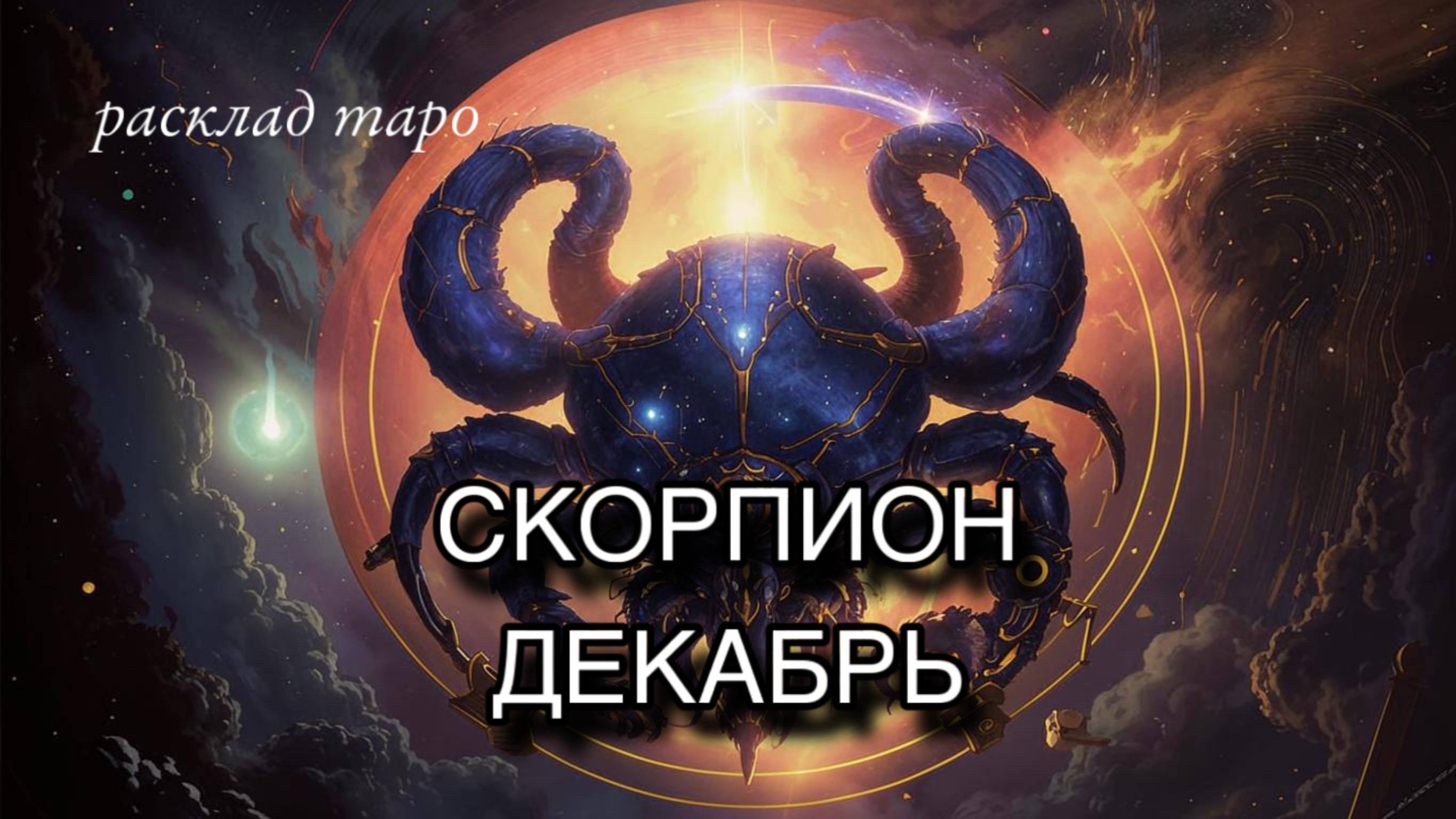 СКОРПИОН таро прогноз ДЕКАБРЬ : расклад таро : предсказание таро