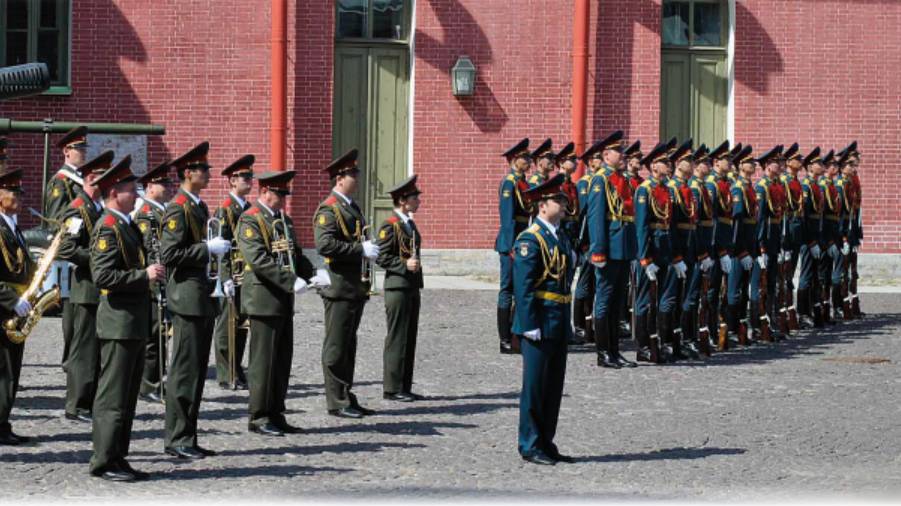 Развод караула в Петропавловке