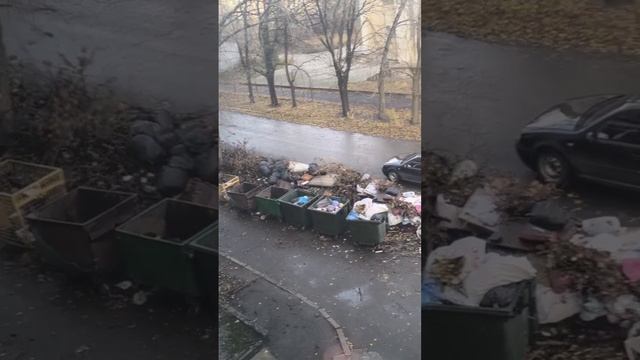 Сообщают, что на ул.Куйбышева, 214 в Донецке, приезжают люди из частного сектора и выгружают мусор