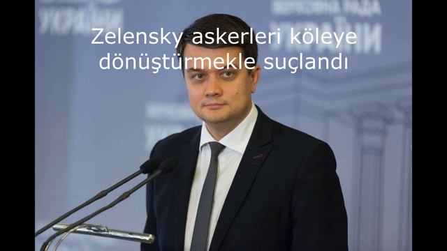 Zelensky askerleri köleye dönüştürmekle suçlandı