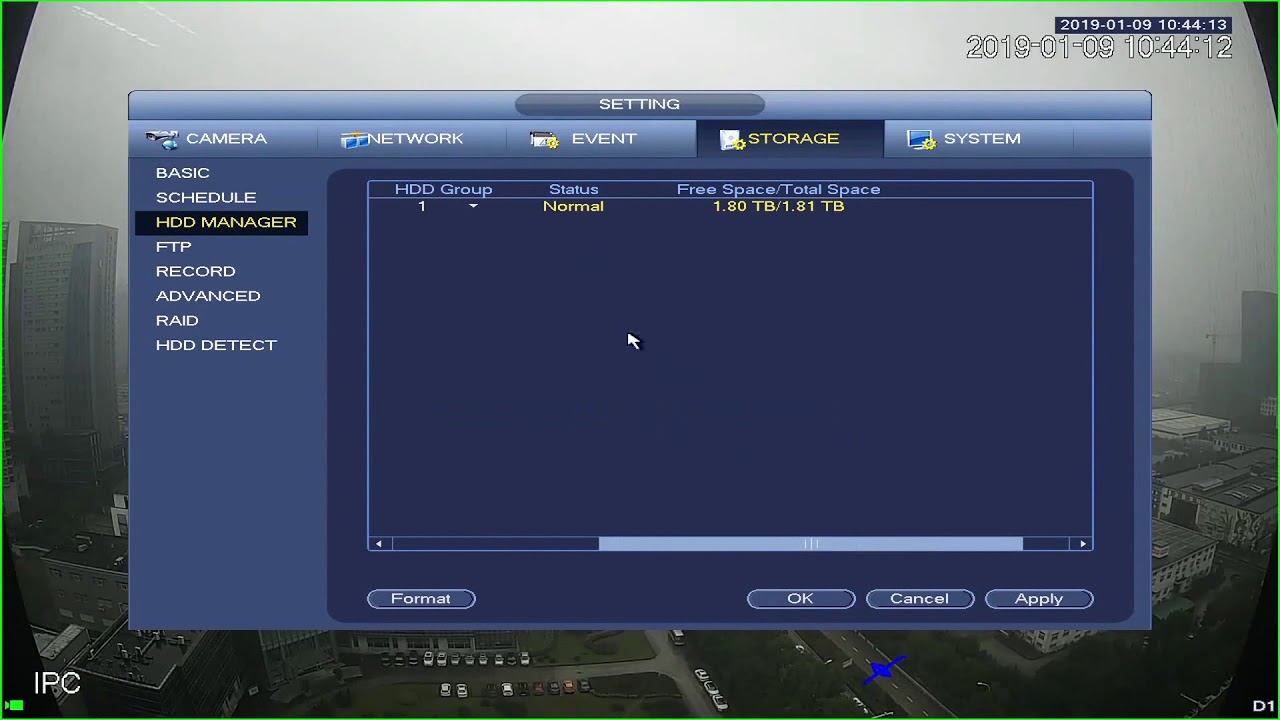 IP｜4 How to set HDD initial configuration -Dahua