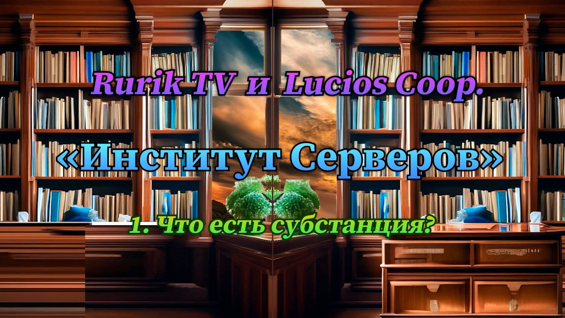 Институт Серверов 1. Что есть субстанция-