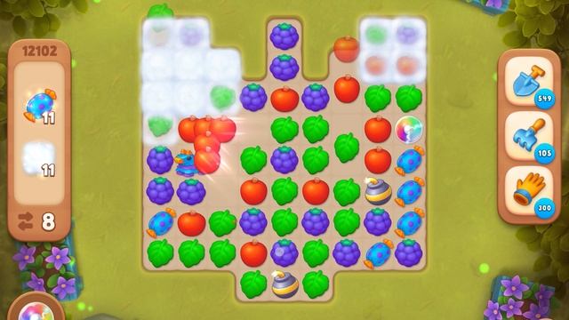 GardenScapes Level 12102 no boosters