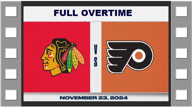 FULL Overtime Чикаго Блэкхоукс at Филадельфия Флаерз - Nov 23, 2024