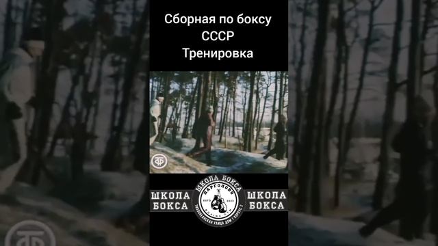 Тренировка сборной СССР по боксу