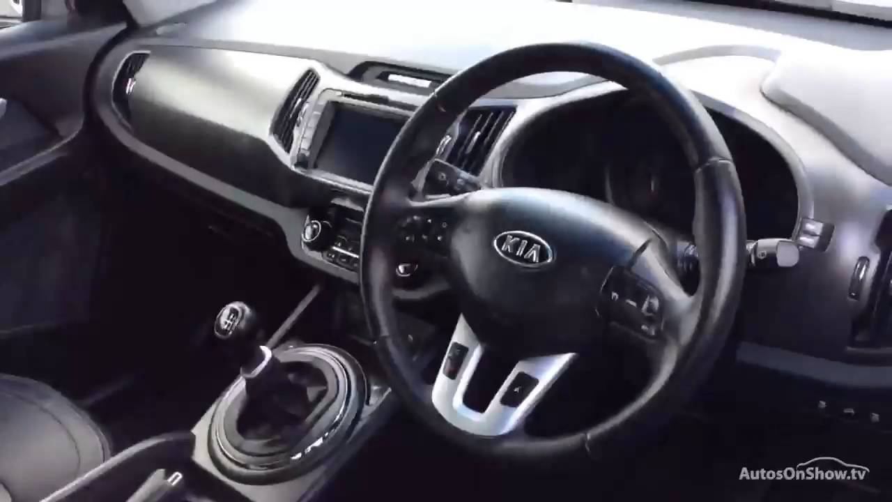 KIA SPORTAGE CRDI KX 3 SAT NAV BLACK 2012