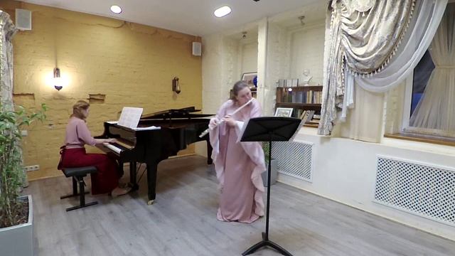 Ф. Пуленк Соната для флейты и ф-но 2 ч. Исп. Елена Исаева и Евгения Кудоя 17.11.24
