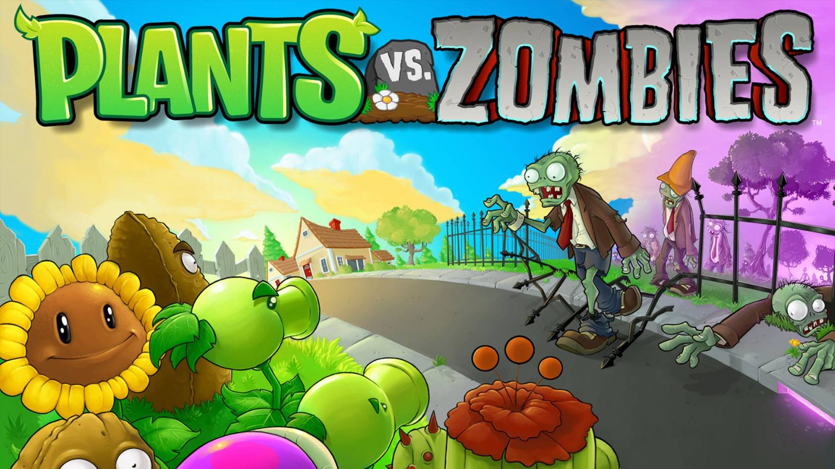 Ночной бассейн ( Plants vs Zombie) Прохождение #4