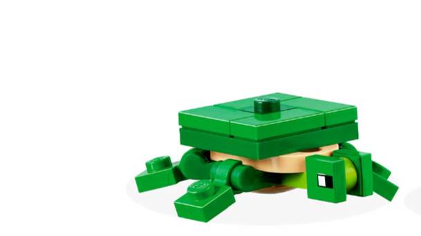 Lego. Лего. черепашка. Minecraft 21254
