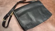 Сумка большая почтальонка кожаная ручная работа