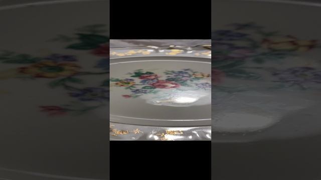 Антикварная тарелка Франция шато