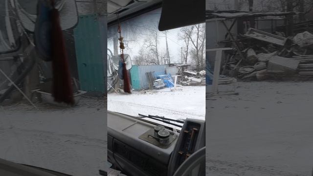 Первый снег 2024г