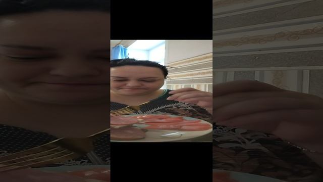 Завтрак с форель и ветчиной