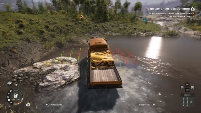 Прохождение. Expeditions a mudrunner game. "Разрушительные изменения" Карпаты. Горные лабиринты.