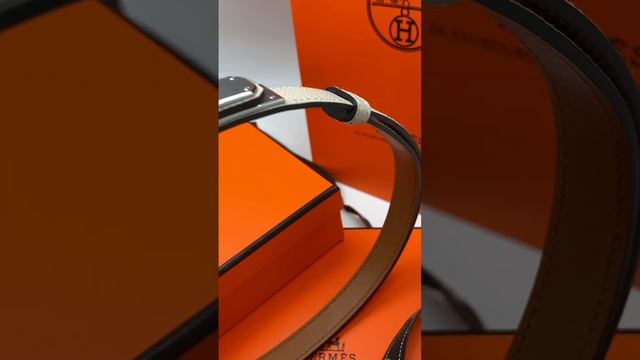 Ремень серый шелк Hermes BP-79013101