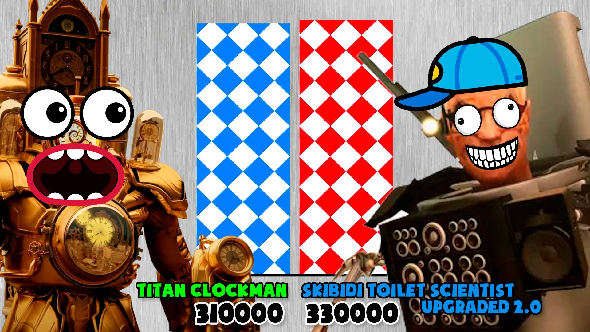 СРАВНЕНИЕ СИЛ СКИБИДИ ТУАЛЕТЫ ПРОТИВ КЛОКМАНОВ