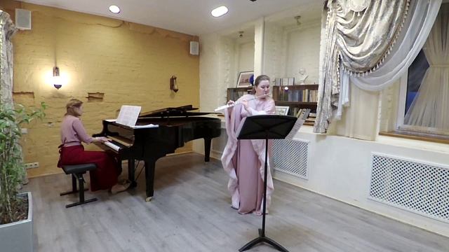 Ф. Пуленк Соната для флейты и ф-но 1 ч. Исп. Елена Исаева и Евгения Кудоя 17.11.24