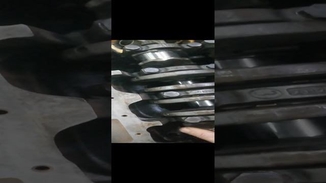 Коленвал после ремонта на новых коренных вкладышах